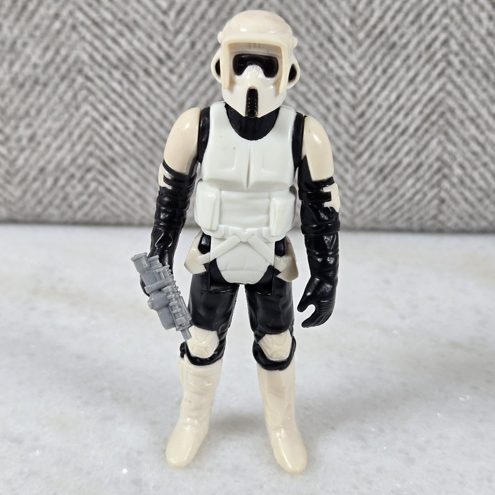 Vintage Star Wars Biker Scout Trooper 100% Complete Action Figure 1983 HK Kenner